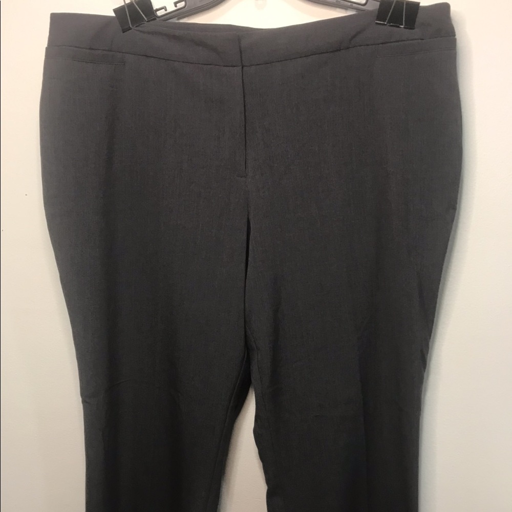 George charcoal plus size Trouser straight leg 22w petite